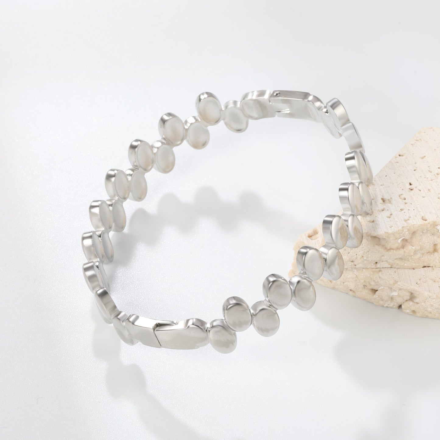 Thick 2.9*Width 11.8*Inner Diameter 60.4mm Bracelet Steel Color / Gold