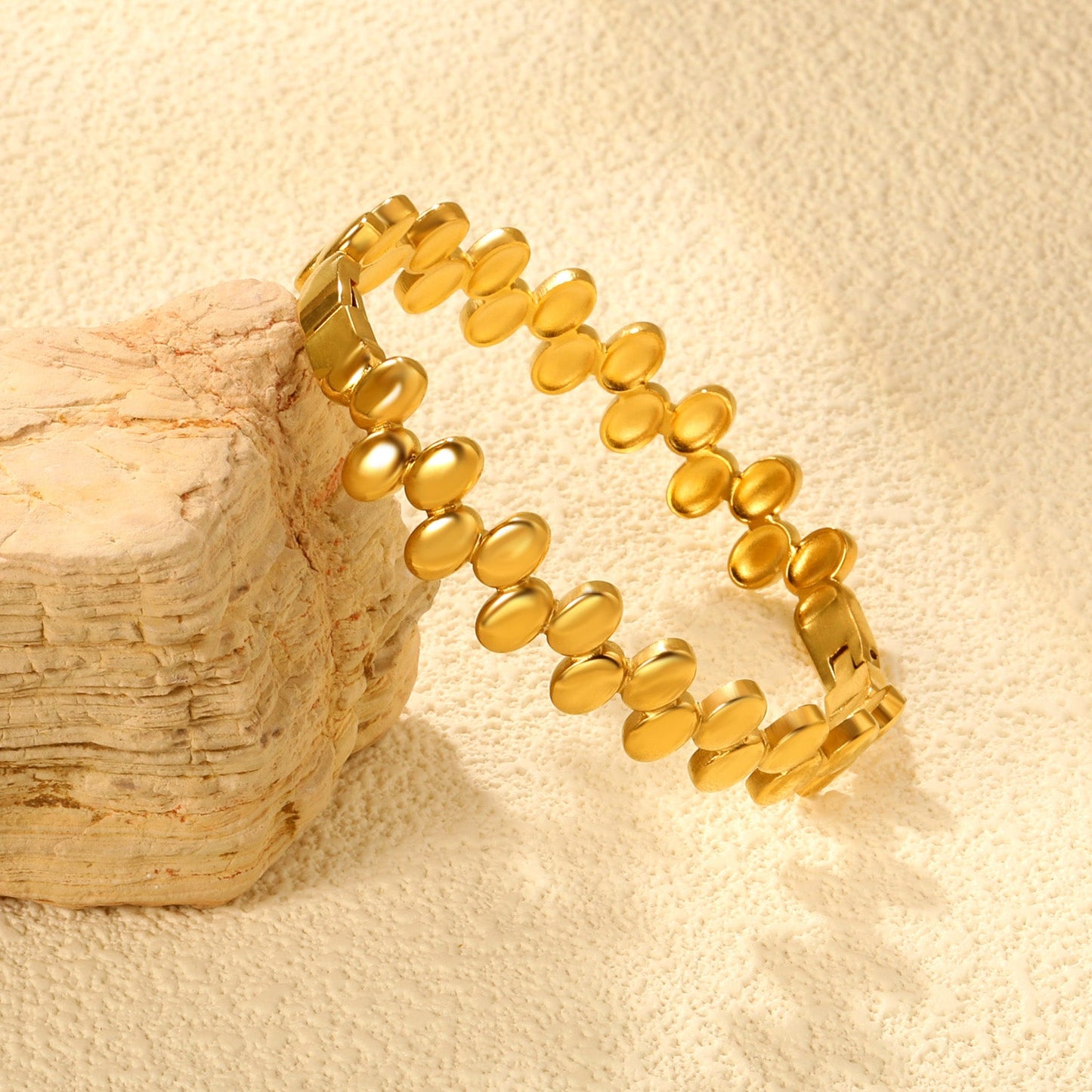 Thick 2.9*Width 11.8*Inner Diameter 60.4mm Bracelet Steel Color / Gold