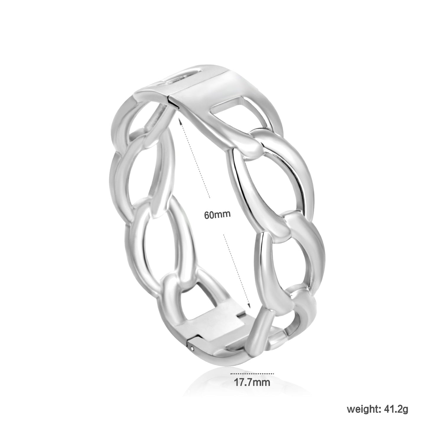 W17.7*ID60mm Bracelet Steel/Golden