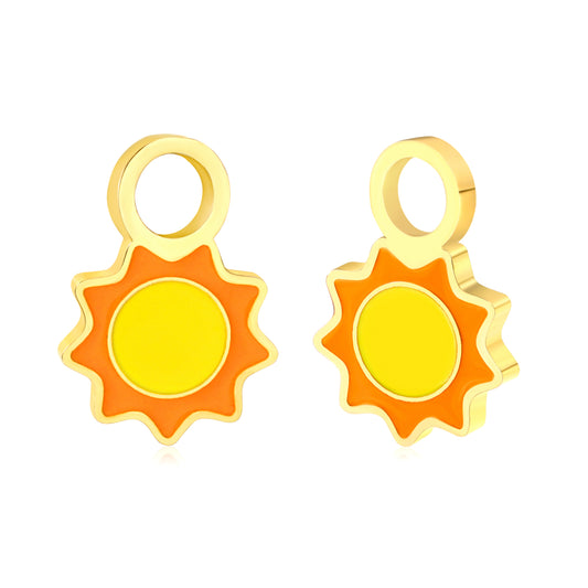 Drip oil 7.7*11.5mm sun accessories gold color