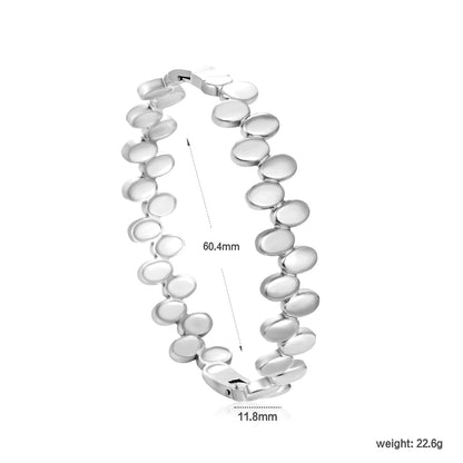 Thick 2.9*Width 11.8*Inner Diameter 60.4mm Bracelet Steel Color / Gold