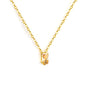 4.5*7.4mm Square White/Purple/Champagne Zircon Pendant 0.3 Cross Chain 40+5cm+6mm Round Tail Plaque Necklace GOLDEN