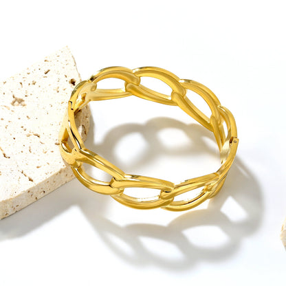 W17.7*ID60mm Bracelet Steel/Golden