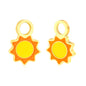 Drip oil 7.7*11.5mm sun accessories gold color