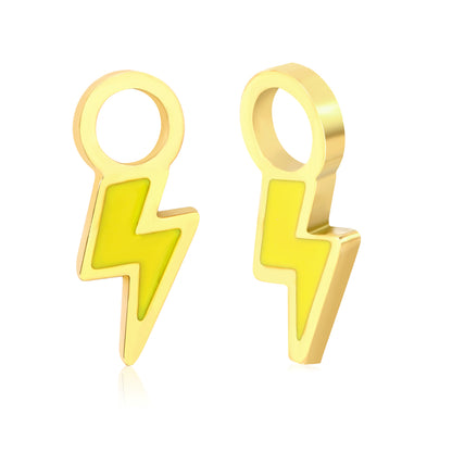Oil drop 4.8*11.8mm lightning accessories gold color