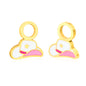 7.8*8.5mm Cowboy Hat Accessories Gold Color