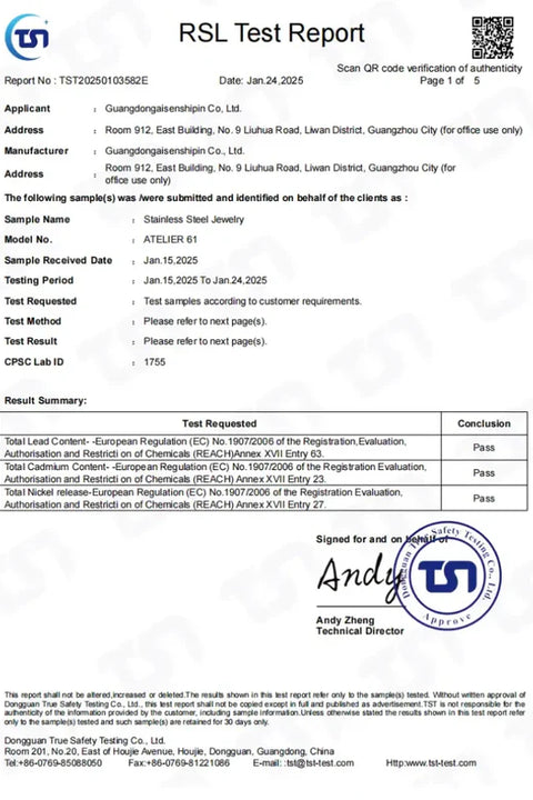 REACH-EU Lead & Cadmium Test